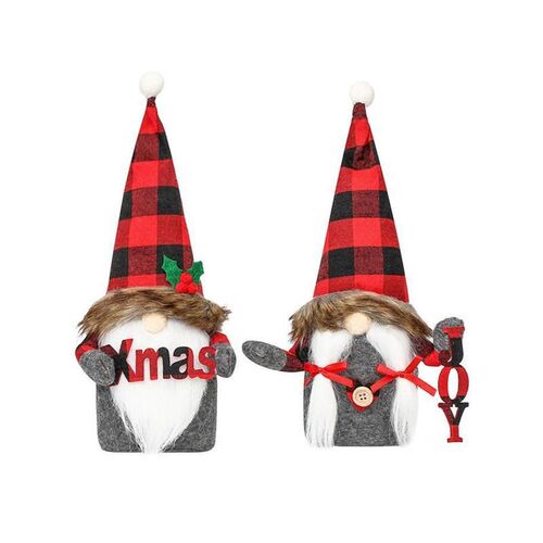 Christmas decoration items Santa Claus figurines faceless do