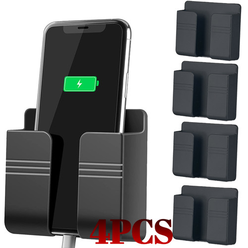 4/2/1Pcs Wall Mounted Organizer Storage Box Remote Control M
