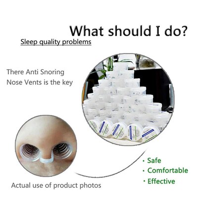 4/12Pcs Professional Snore Stopper Snoring Solution Anti Sno