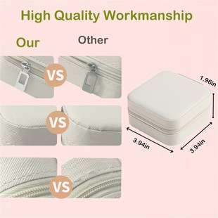 Travel jewelry box bridesmaid gift box, earring storage box