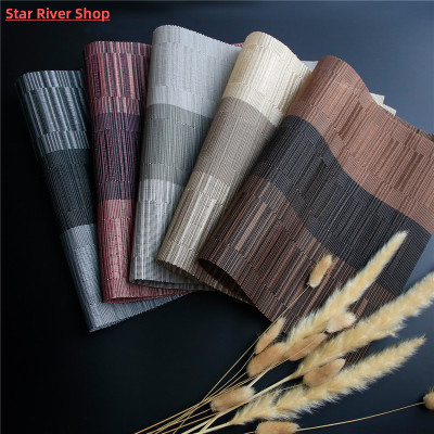 Set of 4 Table Placemats for Dining Table Woven Mats Non-sli