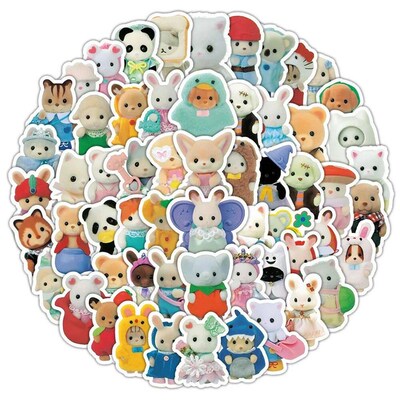 100/200pcs Calico Critters ers Laptop Scrapbook Decoration G