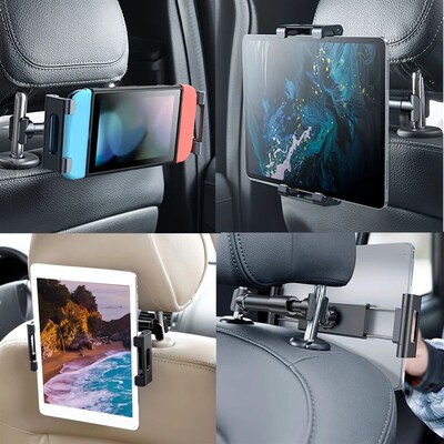 Universal Car Tablet Holder Back Seat Headrest Mount For iPa