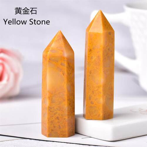 1PC Natural Stones Crystal Point 36 Color Tower Amethyst 1