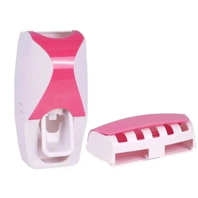 Automatic Toothpaste Dispenser Toothbrush Holder挤牙膏器套装