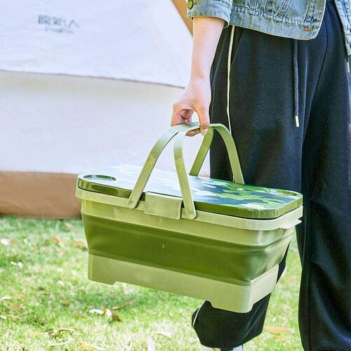 Portable and Easy to Store Outdoor Folding Basin, Perfect fo