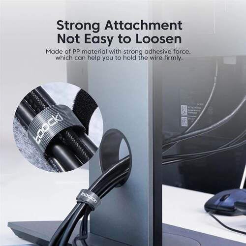 Toocki Cable Organizer Wire Winder USB Cable Management Prot