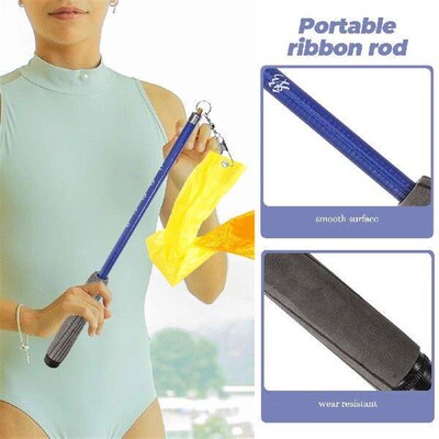 Rod Dancing Holder Ribbons Stick for Portable Performing