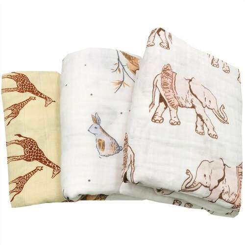 Muslin Baby Blanket 100% Cotton Swaddle Wrap For Newborn Bet