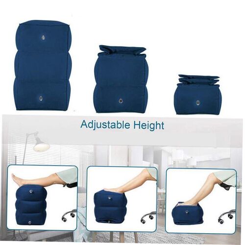Sleeping Footrest Pillow Resting On Airplane Car Bus Pillow