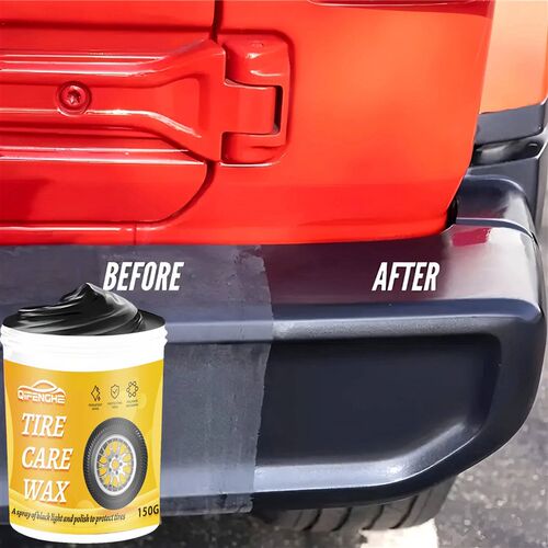 Car Plastic Restorer - Rubber Black Gloss Paste for Fade & O