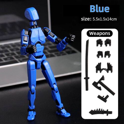 Multi-Jointed Movable Shapeshift Robot 3D Printed Mannequin