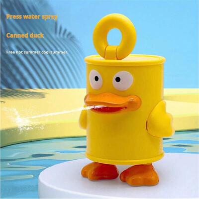 Water Spray Canned Duck Figurine Water Gun Children Mini Wat