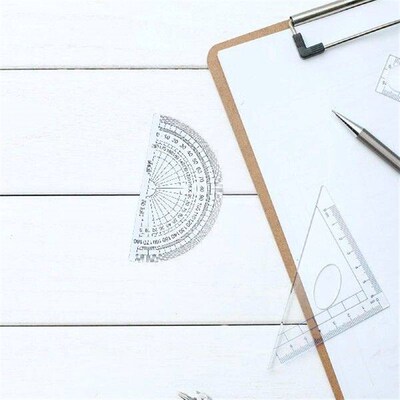 20 Pcs Adjustable Protractor Flexible Students Rulers