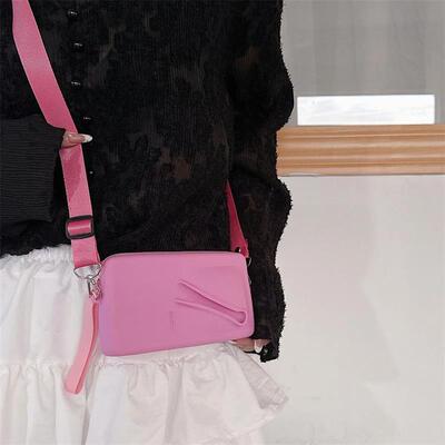Crossbody Lanyard Rhode New Color INS Silicone DIY Wallet Ca
