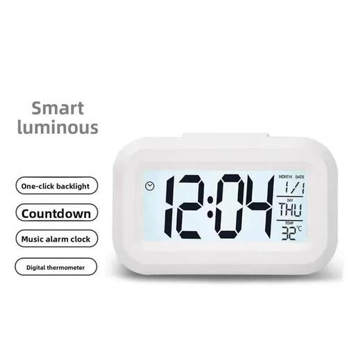 Bedside Table Alarm Clock Date Temperature Function Children