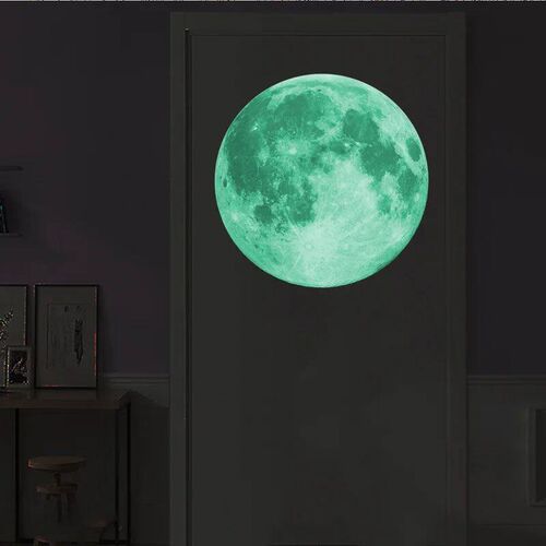 30cm Luminous Moon 3D Wall er For Kids Room Living Room Deco