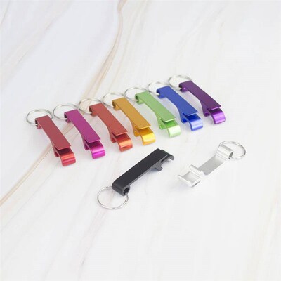 Lot 100pcs Free Customized Aluminium Portable Can Opener Key