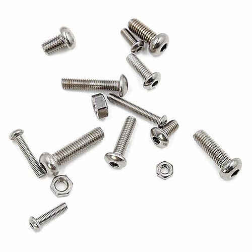 520pcs Stainless Steel Screws Nuts Washers M3 M4 M5 M6 Hex