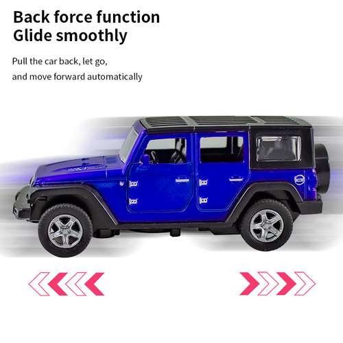 1:36 S  Wrangler Alloy Car Model Simulation Off-road Toy Veh
