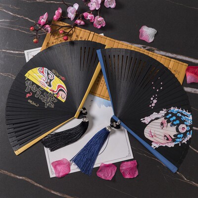 Chinese style fan folding fan blank advertising fan dancefan