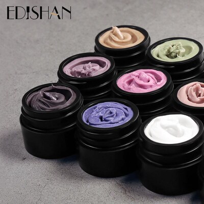 5g Nail Gypsum Gel No-wash Nail-Polish Gravel Sand Carving B