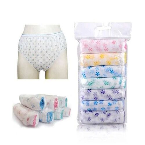 7PCS/set Women Disposable Cotton Underwear Travelling Postpa