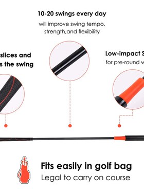 Golf Swing Training Aid Golf Warm-up Rod Practices Golf Stic