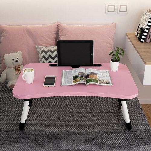 Household foldable bed table notebook computer desk table st
