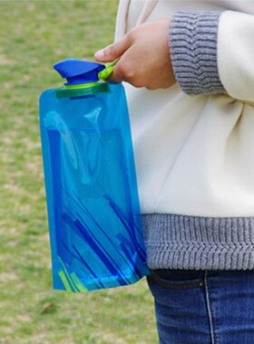 700ml Folding Drinking Water Bag Soft Flask Bladder Cycling