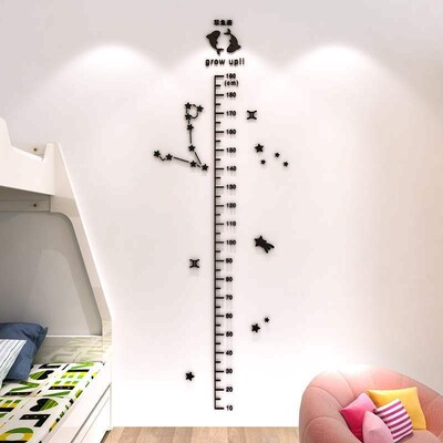 3d wall decal stickers childrens room height measurement