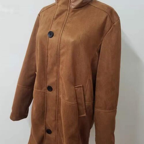 MidLong Loose Wool Coat for Men in Autumn Winter Europe Amer