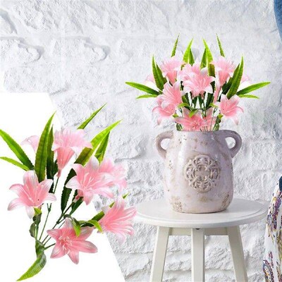 Simulation Of Artificial Flowers Faux Plastic Plants Flower