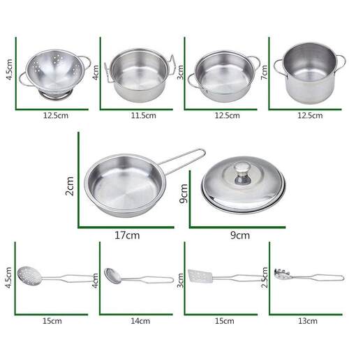 Play Pots and Pans Toys for Kids - Kitchen Playset Pretend