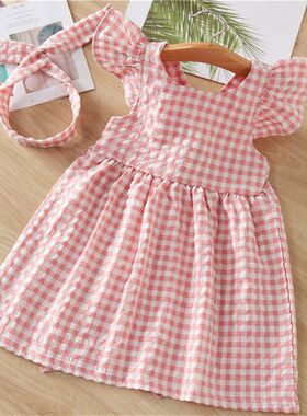 Hot 2023 New Summer Dress Toddler Kids Baby Girls Lovely Bir