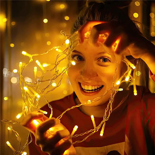 5M Christmas lights waterfall Outdoor LED Curtain String Lig