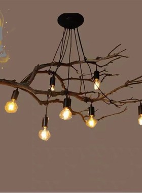 原木干枝分枝干树枝装饰树干枯枝室内天花板挂灯插花挂件舞台摆件