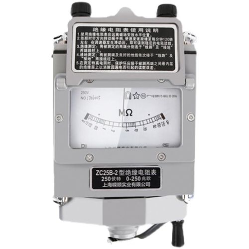 嵘顺ZCB-3兆欧表普通塑壳 摇表绝缘电阻测试仪电阻表0V/0M