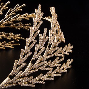 2023 Retro Luxury Bridal Hairband Headband Baroque Crystal H