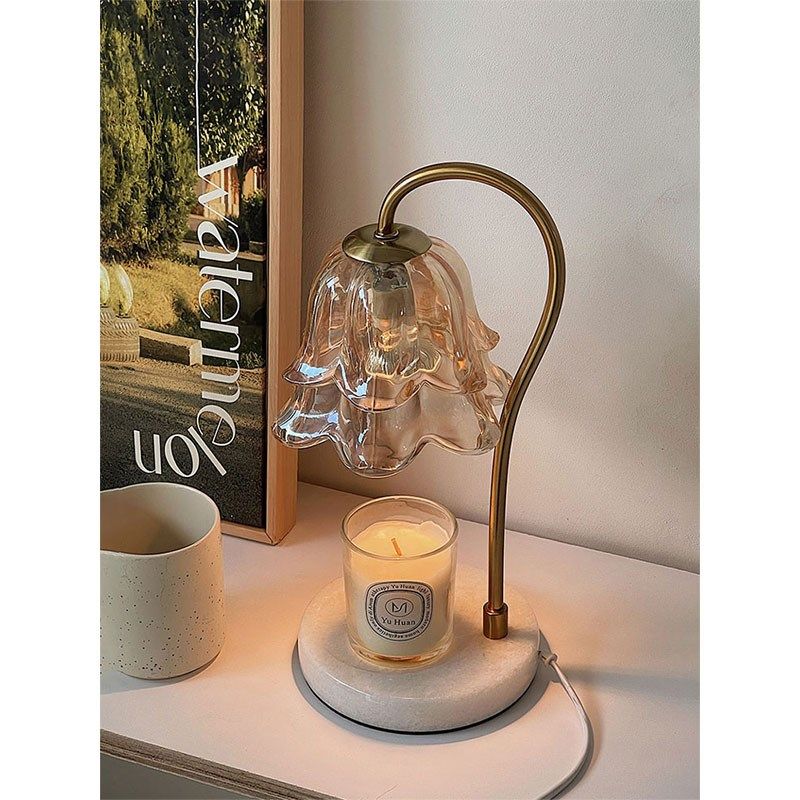 法式复古香薰融蜡灯创意铃兰卧室床头灯摆件可调光定时睡眠氛围灯,家居饰品,香薰融蜡灯,淘宝优惠券,粉丝福利购,淘宝优惠卷