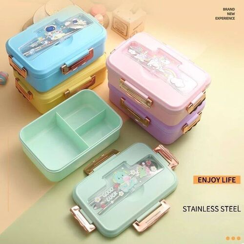 Bento Lunch Box for Kids Girls Cartoon Students Kawaii Cute