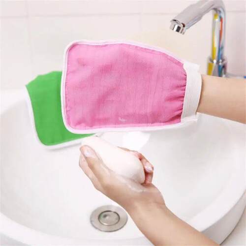1PC Bath For Peeling Exfoliating Body Cleaning Scrub Mitt Ru