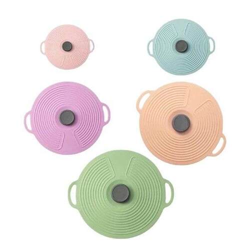 Heat Resistant Suction Seal Cover with Handle Airtight Seal