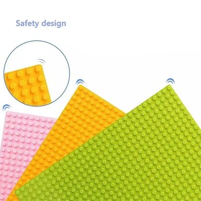 2Pcs Base Plate 32*32 32*16 Studs Classic Figures Building B
