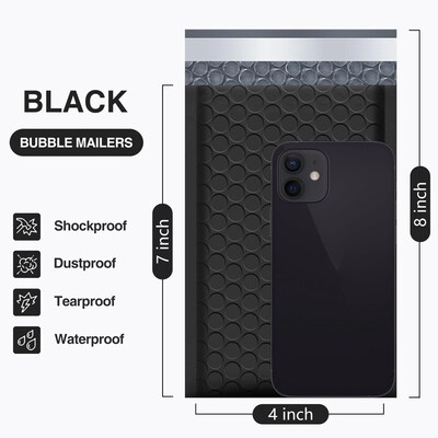 50pcs Bubble Mailers bags Thick bubble wrap Cushioning bag