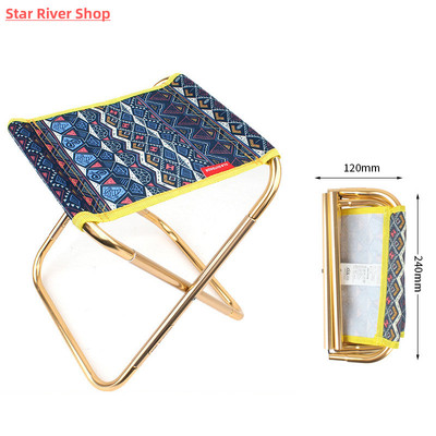 Outdoor Camping Portable Folding Chair Aluminum Foldable Fis