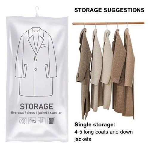 Seal Storage Clothing Bags Space Saving Clothes Wardrobe