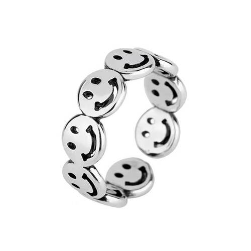 Cute Women Men Simple Design Rings Vintage Owl Frog Snake Sm