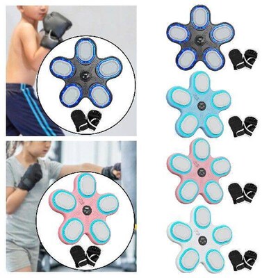 Music Boxing Machine Lighted Punching Trainer for Household