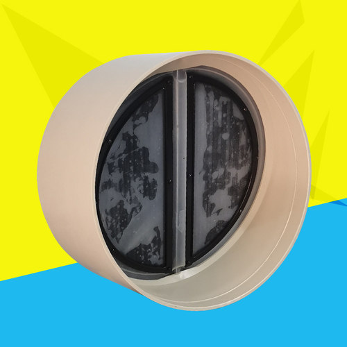 pvc排风管单向PP油烟机200止回排气管0防臭防味风管300圆